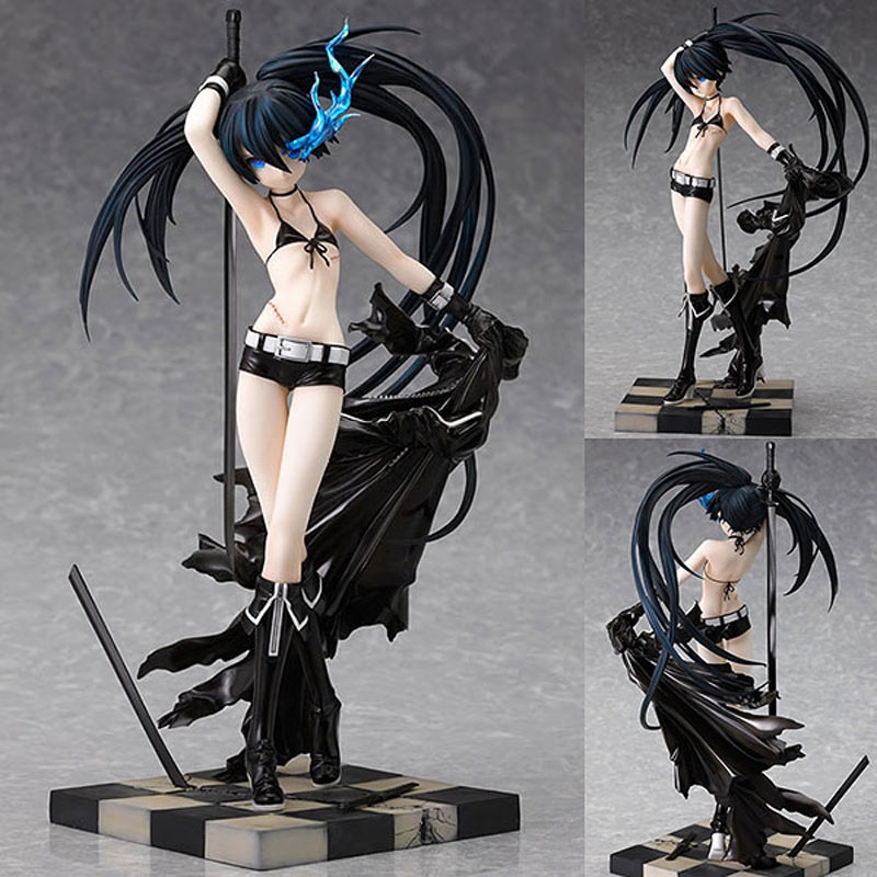 现货[GSC]正版 BLACK ROCK SHOOTER 初音未来 黑岩 太刀ver. 手办