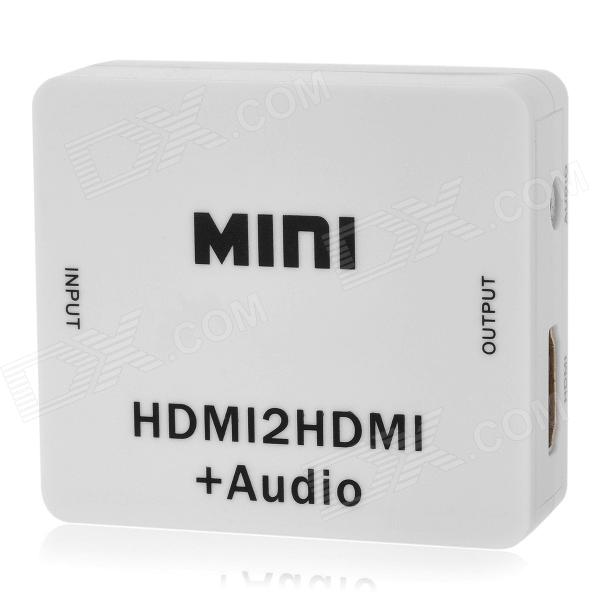 HDMI转HDMI 3.5音频分离器 HDMI to hdmi+audio解除HDCP解码器-封面