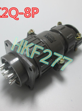 航空插头插座 P32K2Q-8P 8芯 直径32MM 接插件 圆形连接器