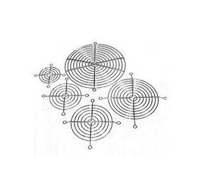 轴流风机金属防护铁网8CM9CM11CM12CN15CM17CM厘米散热风扇网罩