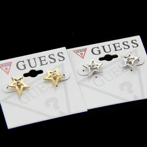 39克拉  外贸首饰发欧美流行饰品简约五星镶钻耳环特价无折扣