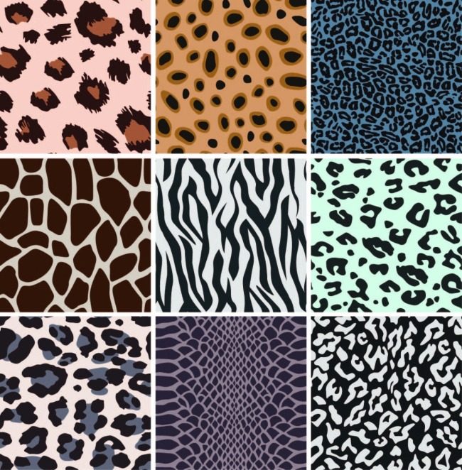 性感豹纹底纹 动物皮肤纹理花纹无缝拼接背景 ai格式矢量设计素材