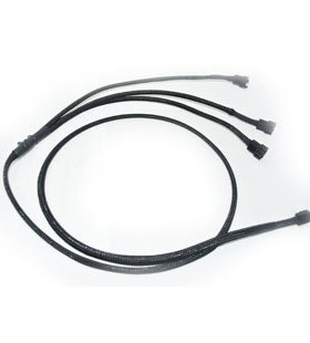 风扇4PinPWM一分三转接线120CM可以定制长度特价