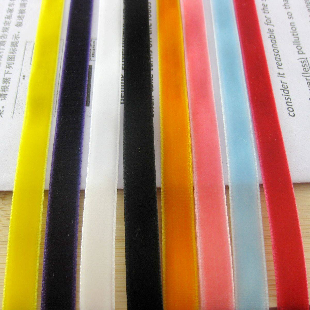 diy饰品辅料配件 三顶织带 彩带织带 10mm天鹅绒带 0.8元一米