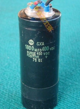 SURGE POSITIVE 电容GXA 400V 1800MFD 直径51高130mm