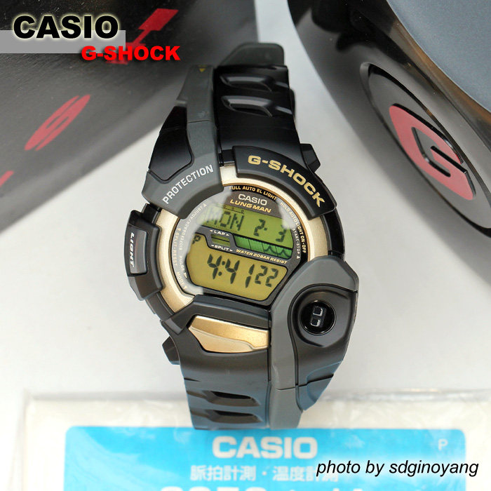 CASIO卡西欧G-SHOCK LUNGMAN DWG-100J-9 (测脉搏 驼鸟)全结束