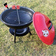 bếp củi camping Qashqai Thịt Nướng Ngoài Trời Hộ Gia Đình Di Động Than Nướng Nhỏ Mini Apple Bếp Sưởi Ấm Bếp Lò Than bếp cắm trại mini bếp củi du lịch