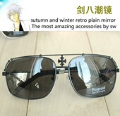 欧美潮人复古墨镜黑客帝国太阳镜小脸baby同款 墨镜眼镜女潮偏光镜