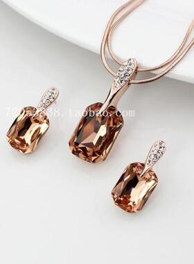 时尚风高档水晶韩版项链