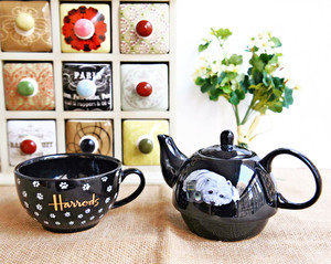 哈罗斯twinings出口harrods陶瓷杯套装茶子母壶马克杯情侣杯咖啡