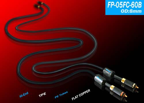 雅宝YARBO德国雅堡FP-05FC-60B方芯铜信号线音频线1米1.5米2米3米