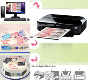 包邮数码蛋糕打印机/相片/图片/食品数码蛋糕机欧洲进口IX6700