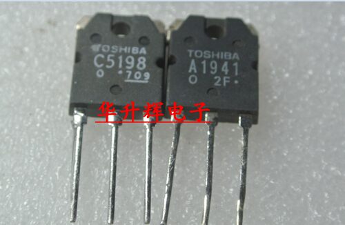 〖华升辉〗音频功放对管 C5198 A1941 2SC5198 2SA1941 对1.5元