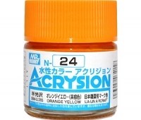 MR.HOBBY/郡仕 N24 橙黄色 ACRYSION系10ml水性模型油漆