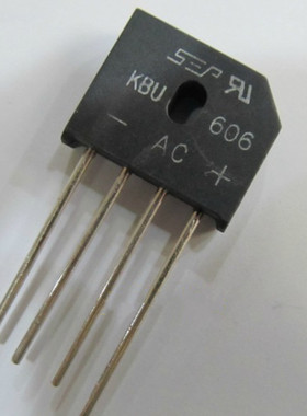 全新原装 KBU606  KBU606G扁桥 桥堆 整流桥堆  6A/600V