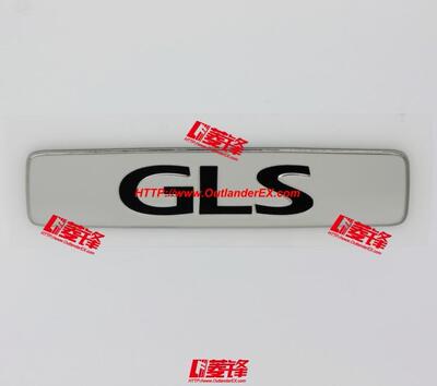 帕杰罗尾门gls标志银色