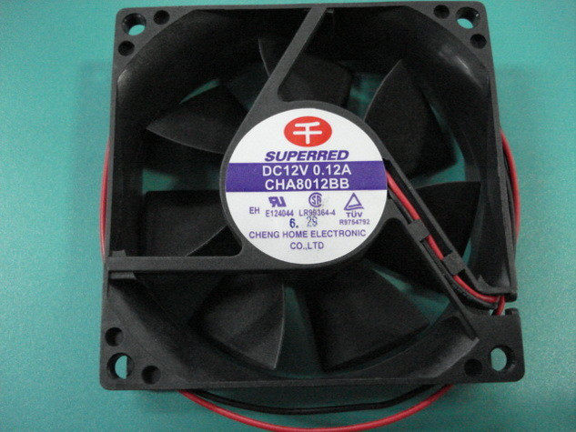 全新原装 千红 CHA802BB 8025 DC12V 0.12A 8cm 机箱散热风扇