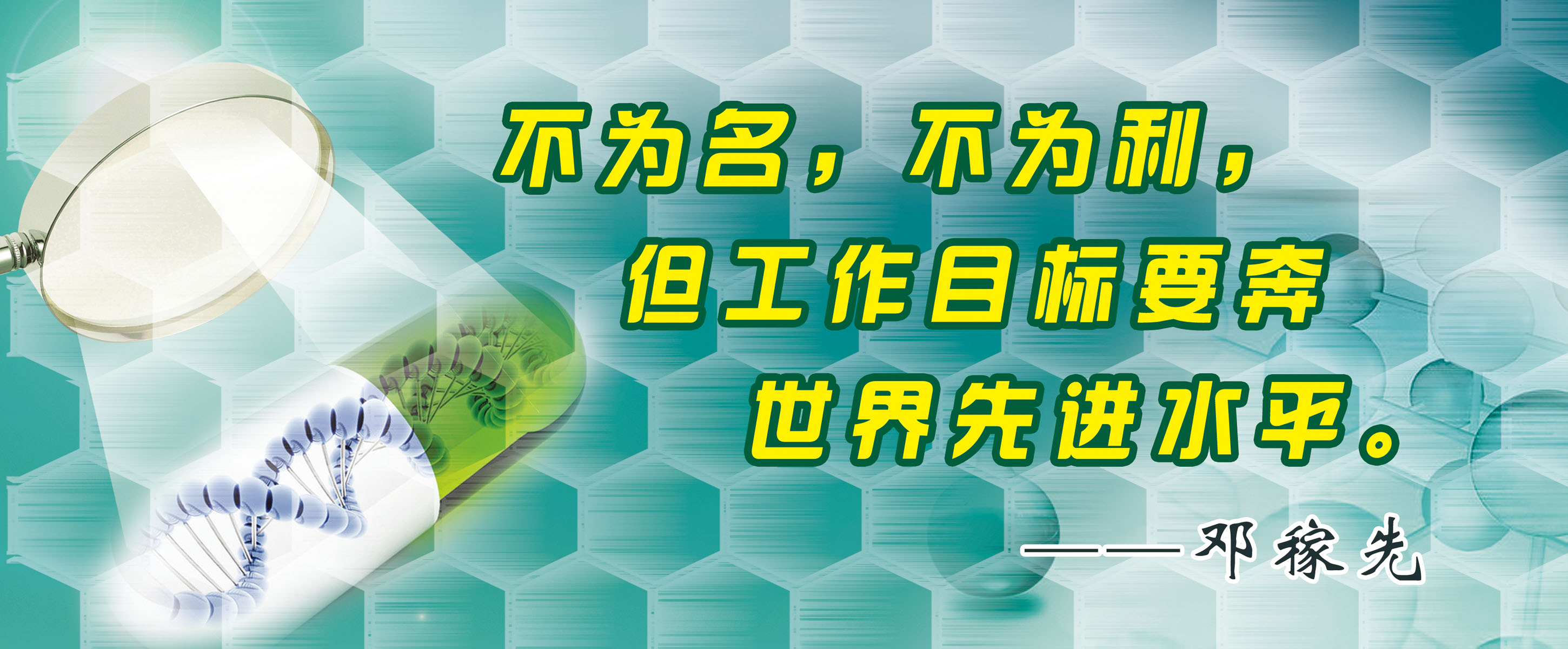 海报印制403办公装饰展板素材50实验室名言 邓稼先psd海报定制