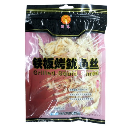 舟山特產 明珠海味 休閑小吃零食食品 鐵板烤魷魚絲烤的魷魚絲
