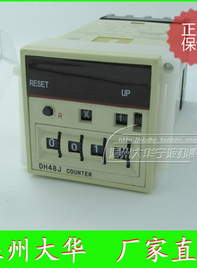DHC温州大华 DH48J计数器 X1X10X100倍率选择 48*48尺寸48J计数表