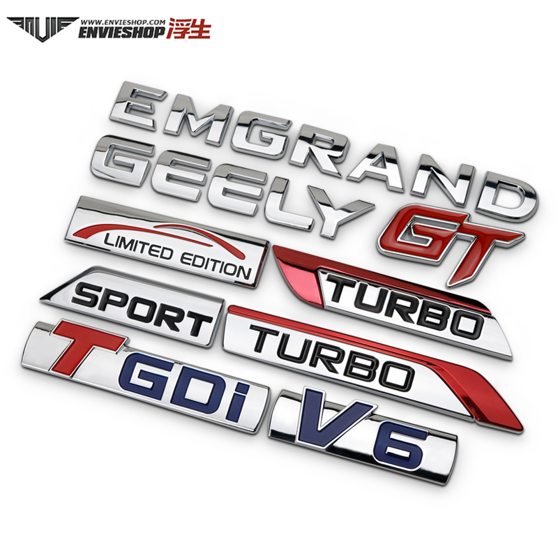 ¼ªÀûµÛºÀ³µ±ê²©Ô½²©Èð¸Ä×°±êTGDI V6 TURBO GT³µÎ²±ê³µÉíÌù²à±êÌù