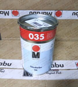 德国MARABU/玛莱宝丝印移印油墨/玻璃金属油墨 GL035亮红 含13%税