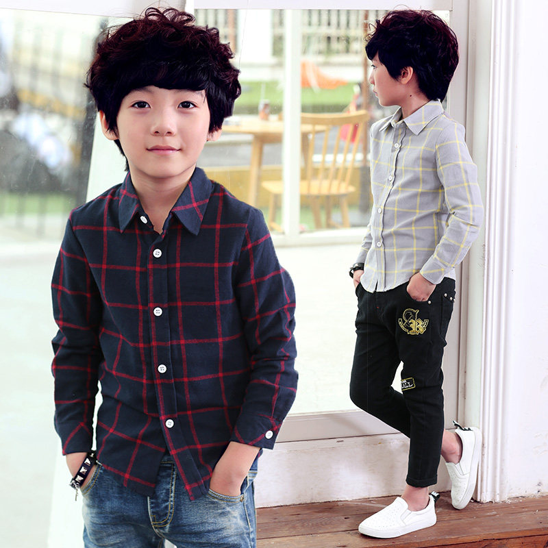 Chemise garcon à manche longue - Ref 2082222 Image 1