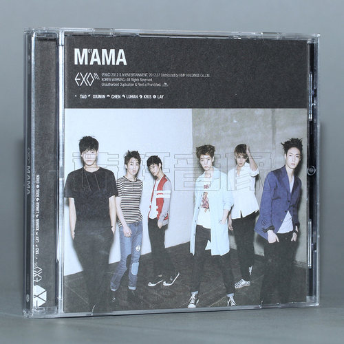 【正版专辑】EXO-M:1st Mini Album MAMA(CD+写真词册+签名卡片