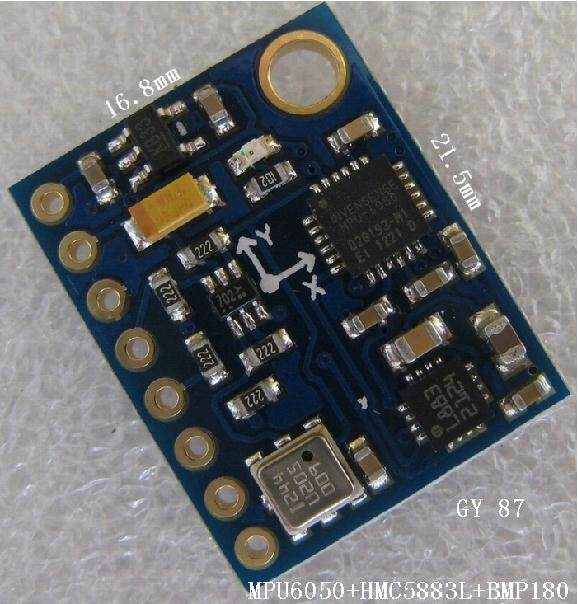 GY-87 10DOF MPU6050 HMC5883L BMP180 传感器模块 m