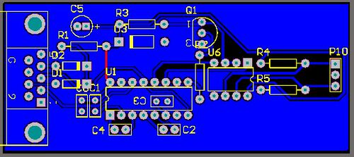 232转485 485转232模块原理图pcb MAX232 MAX485 232to485模块pcb