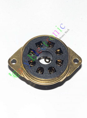 八脚电木GZS8-B-G电子管镀金管座适KT88 6SL7 6SN7 6V6 EL34等