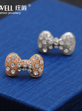 韩版蝴蝶结迷你小胸针衬衫女胸花领针开衫扣针夏天防走光小别针