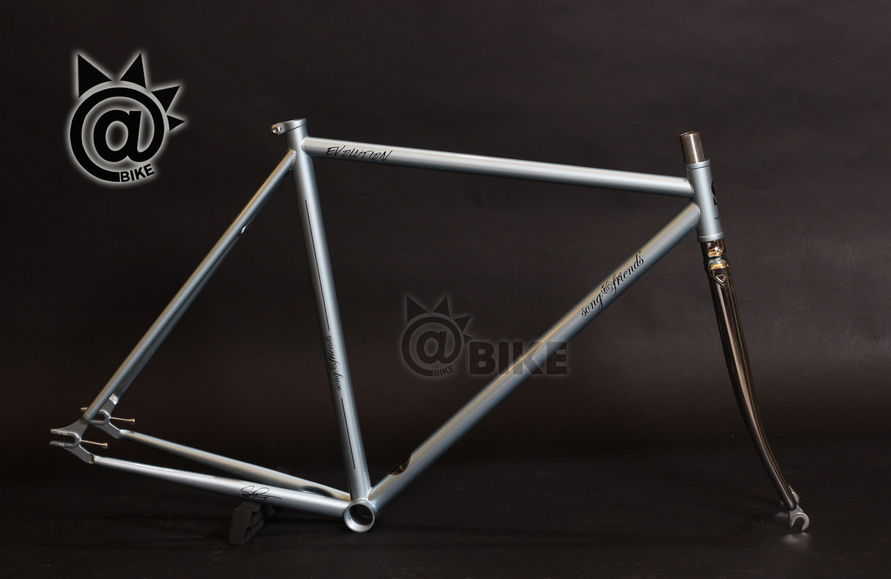 @BIKE FIXED GEAR SF song&friends  进化 车架组 灰蓝