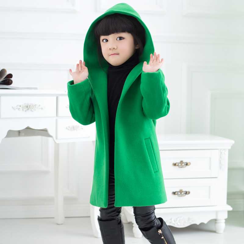 Manteau pour fille BRIGHT en laine - Ref 2161683 Image 1