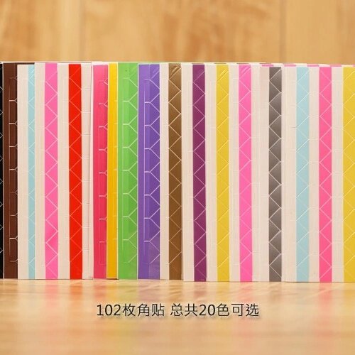 Otaku-DIY相片贴纸 相片角贴 韩国粘贴式手工相册角贴 韩国贴纸