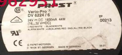 原装德国Ebm-papst 散热风扇 DV6224R/6 24V 44W ABB风扇 保3年