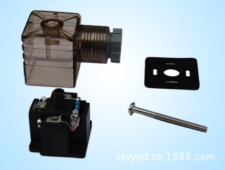 接线盒透明插头液压电磁阀