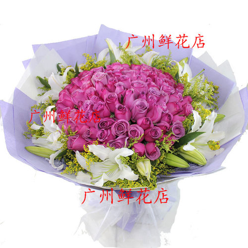 白百合花束价格 白百合花束图片 星期三