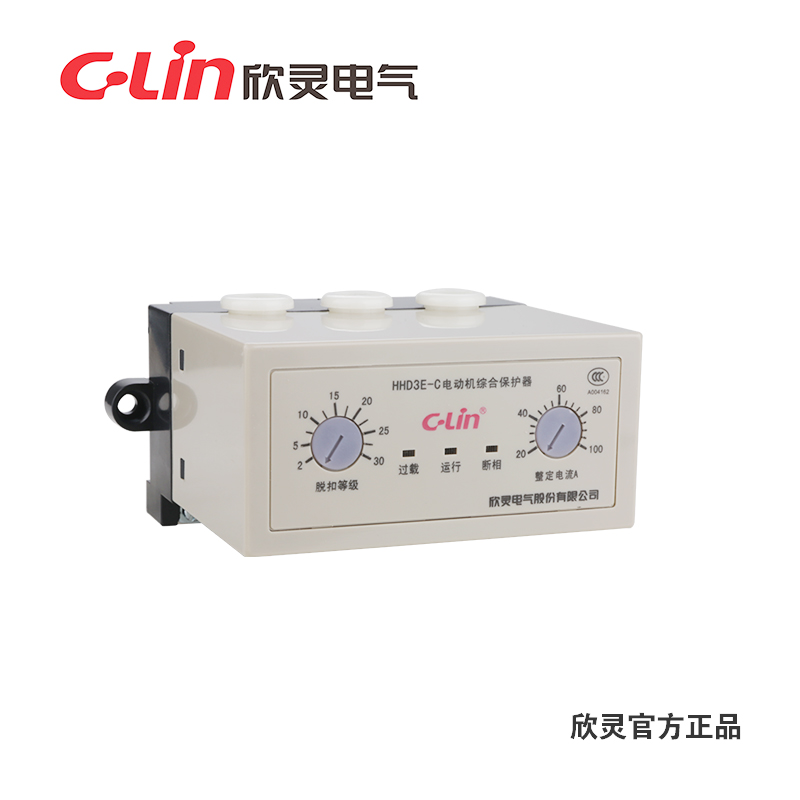 正品欣灵HHD3E-C电动机综合保护器20-100A 断相过载AC380V