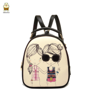 North Korean cute cartoon cartoon mini backpack is versatile casual small backpack x