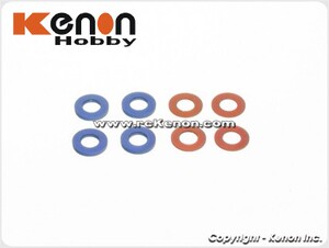 Pn racing 出品 Mr03 M2铝制垫片套装 700409 【Mini速社】