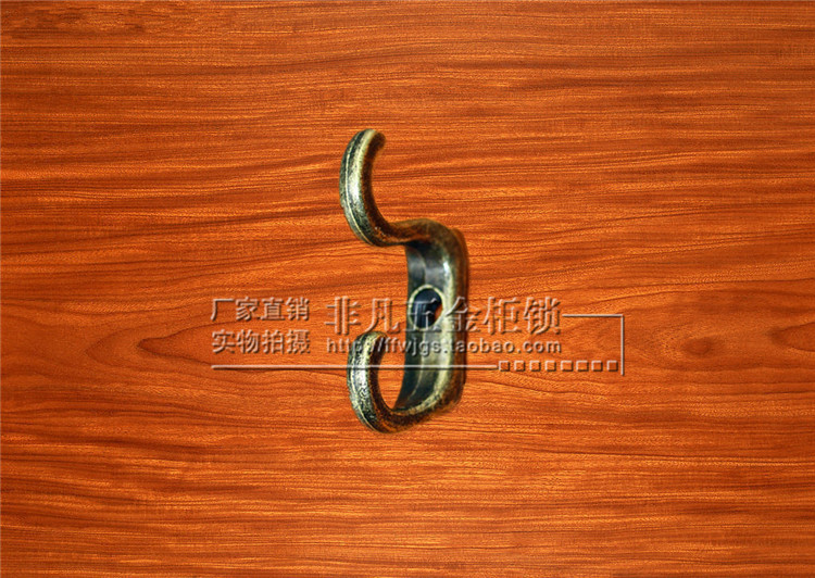 供应优质家装挂钩锌合金钩子家居衣帽钩铁皮箱柜钩子高品质挂物钩