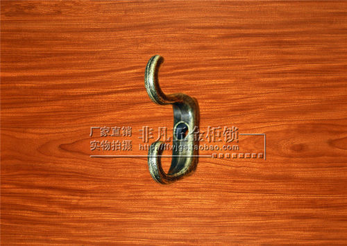 供应优质家装挂钩锌合金钩子家居衣帽钩铁皮箱柜钩子高品质挂物钩