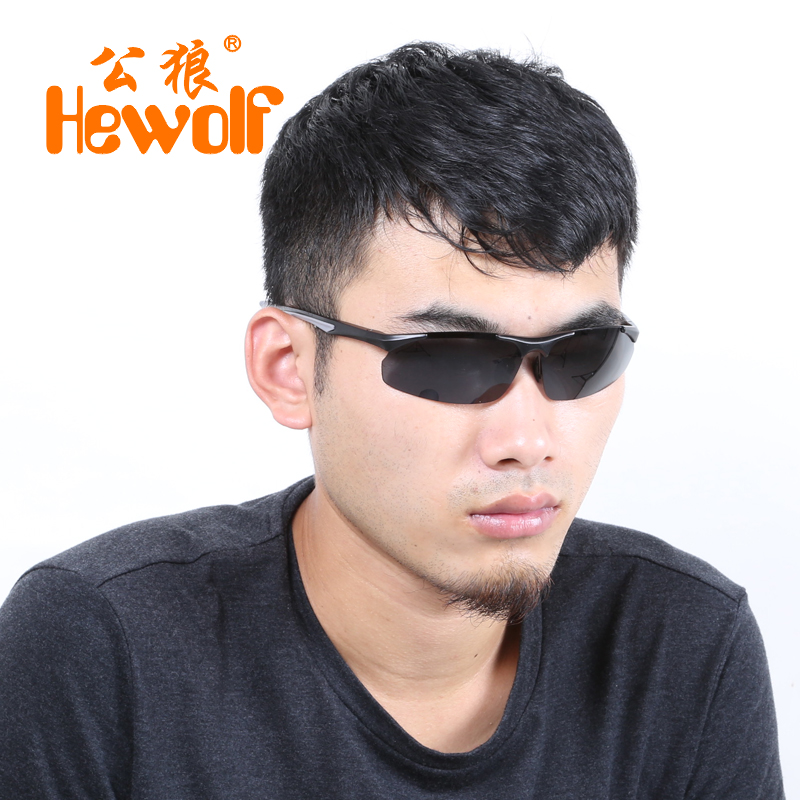 Lunettes de soleil sport homme HEWOLF - polarisant - Ref 1224943 Image 2