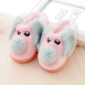 Chaussons enfants en suède pour hiver - semelle plastique - Ref 1032355 Image 17