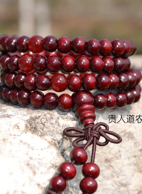 木质男女款多层佛珠手链