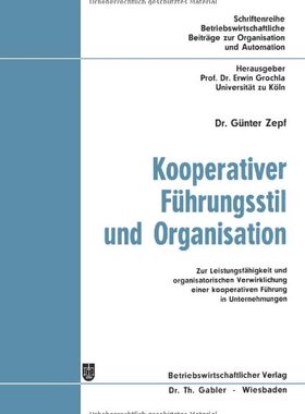 【预售】Kooperativer Fuhrungsstil Und Organisation: Zu...