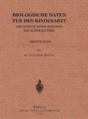 【预订】Biologische Daten Fur Den Kinderarzt...