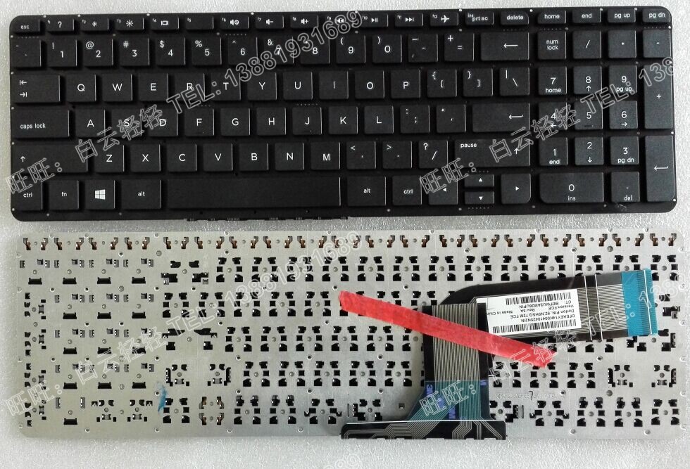 全新HP Pavilion 17-f000，HPPavilion 15-p000 15-P 17-F键盘 US