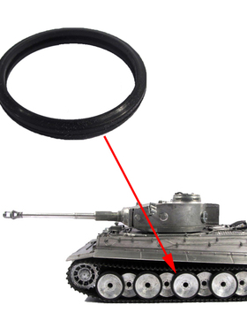 MATO1:16德国虎1遥控坦克模型原装配件金属负重路轮胶圈
